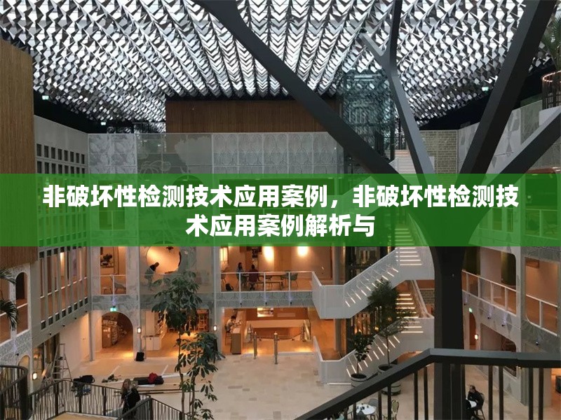 非破壞性檢測技術應用案例，非破壞性檢測技術應用案例解析與