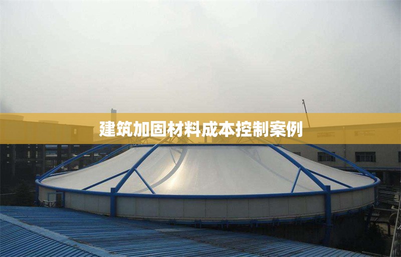 建筑加固材料成本控制案例 行業新聞 第1張