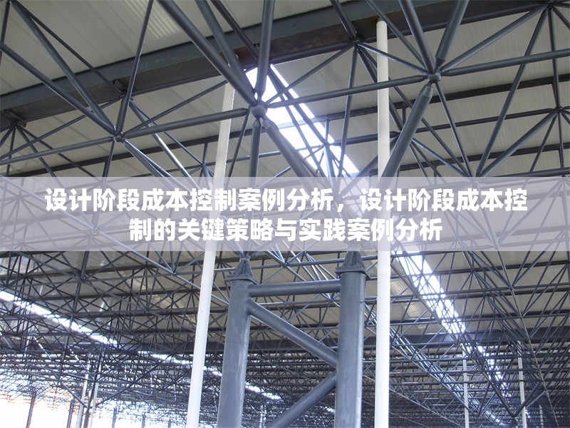 設計階段成本控制案例分析，設計階段成本控制的關鍵策略與實踐案例分析